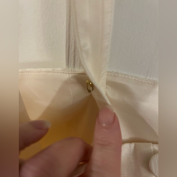 Reformation Cream Peplum Blouse - Picture 8 of 8